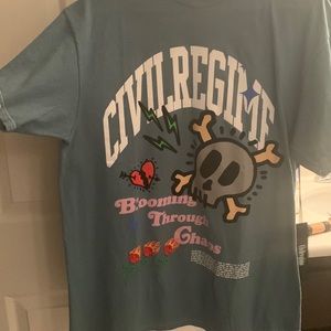 brand new, mens, Civilregim graphic T. Unique stitch design